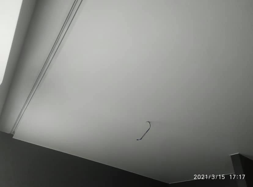 Матовый натяжной потолок с гардиной Одесса komfortcenter.com.ua-01