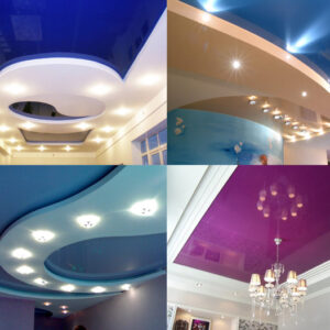 Натяжні стелі на поверхні (матеріали)