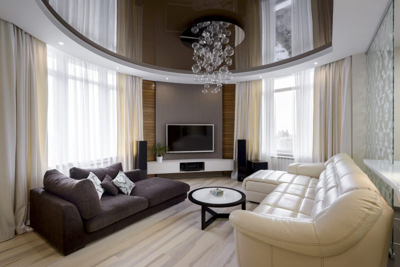 натяжные потолки в зал - komfortcenter.com.ua