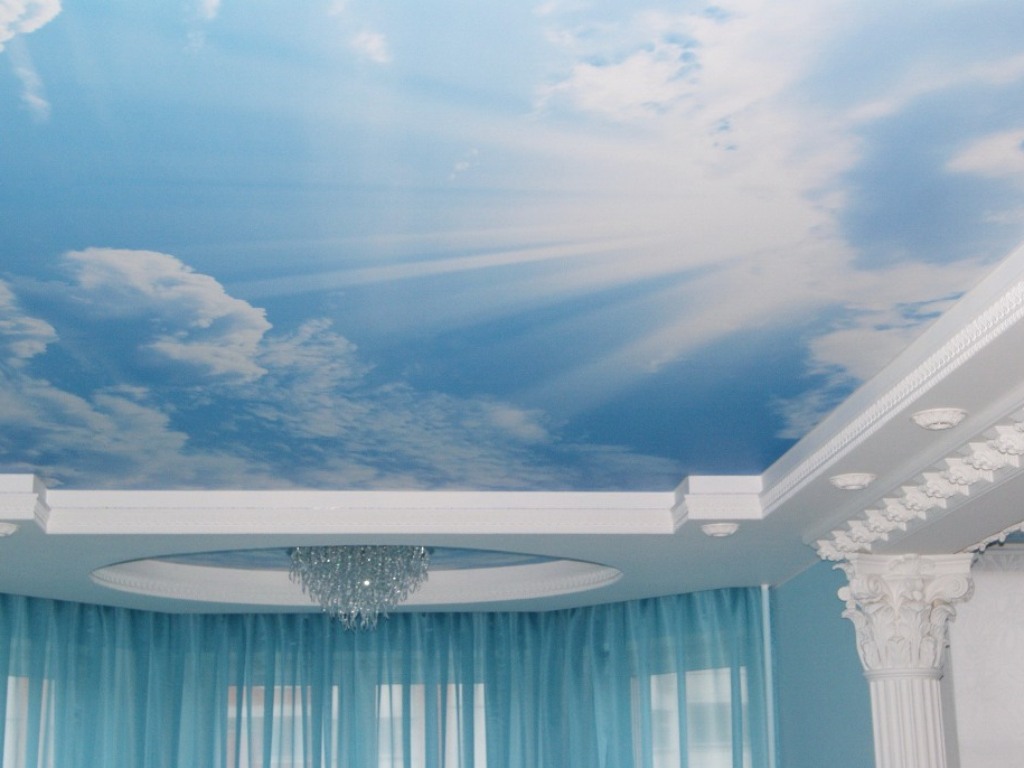 Натяжные потолки под небеса в Одессе и пригороде