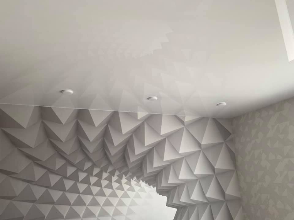Глянцевый натяжной потолок Одесса komfortcenter.com.ua-05