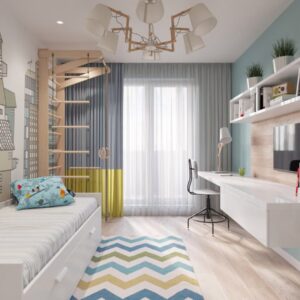 Дизайн интерьера детской комнаты komfortcenetr.com.ua